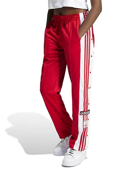 adidas broek met drukknopen donkerrood|adidas Adicolor Classics Adibreak .